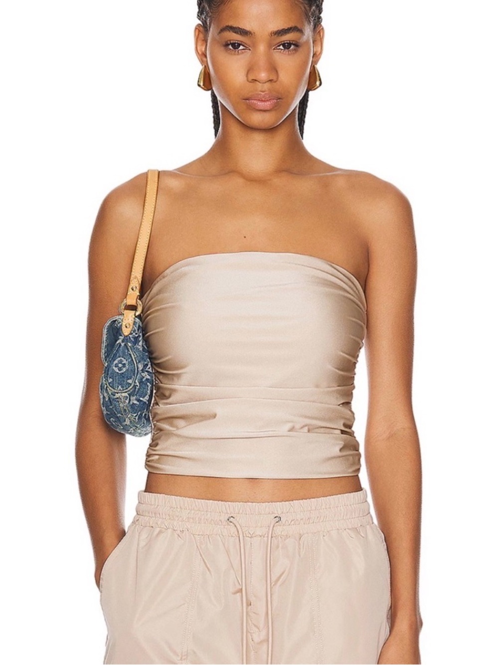 Seroya Debbi Strapless Top in Gold